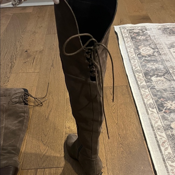 Taupe Aldo Jeffres Tall Boots Size 8.5 - Picture 6 of 8